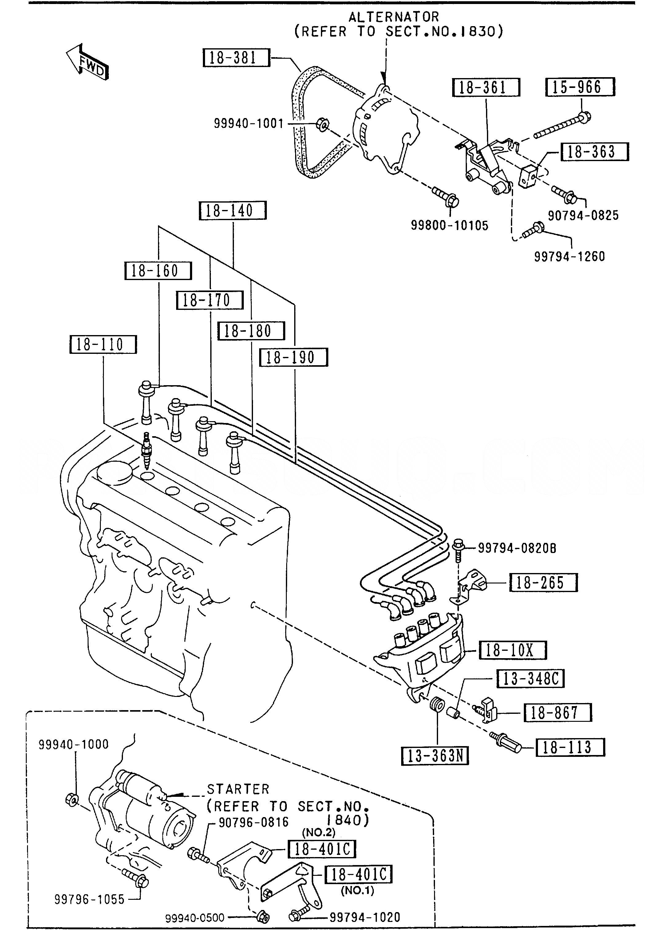 GASOLINE - ENGINE SUPPLEMENT [1993 MIATA]