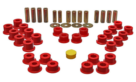 Energy Suspension Mazda Miata Red Rear Control Arm Bushing Set (NA/NB)