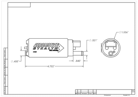 Aeromotive 340 Series Stealth In-Tank E85 Fuel Pump