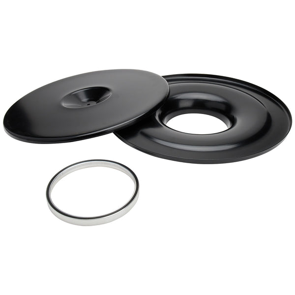 Flat 14in Air Cleaner Kit Black