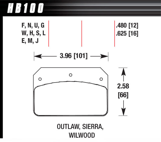 Brake Pad Dynalite DTC- 60