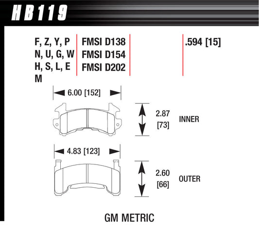 Performance Street Brake Pads (4)